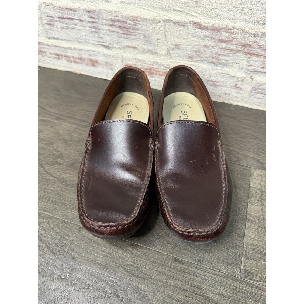 Men's Sperry Davenport Venetian Driver Leather Driving Moccasin Shoes 9.5